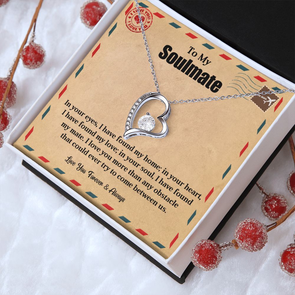 To My Soulmate | My Home | Forever Love Necklace | HG