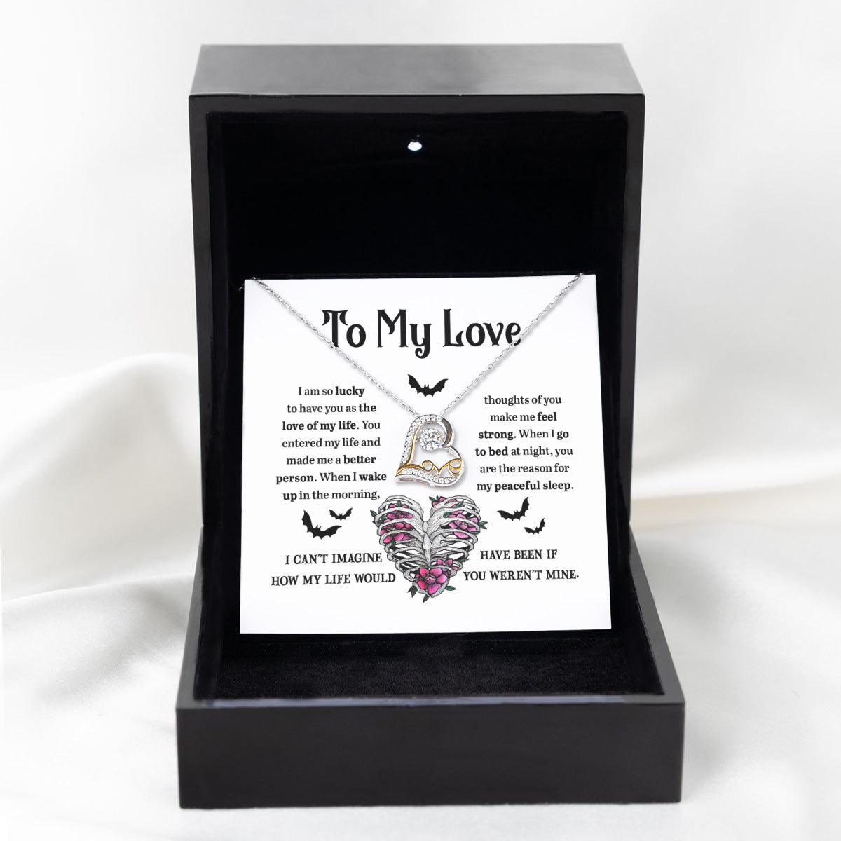 To My Love | Better Person | Love Dancing Necklace Gift