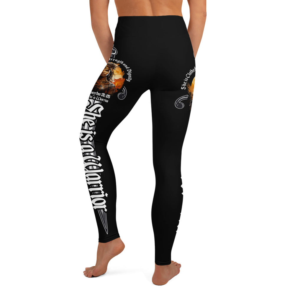 She is a Warrior Yoga Leggings