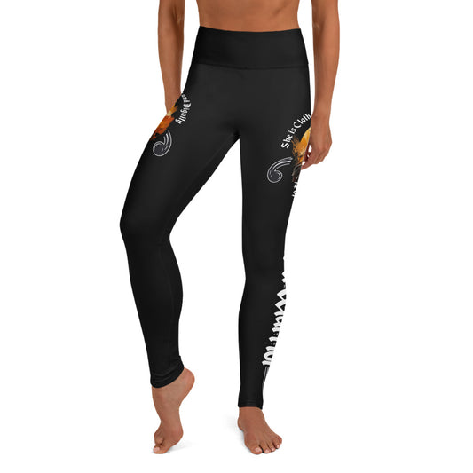 She is a Warrior Yoga Leggings