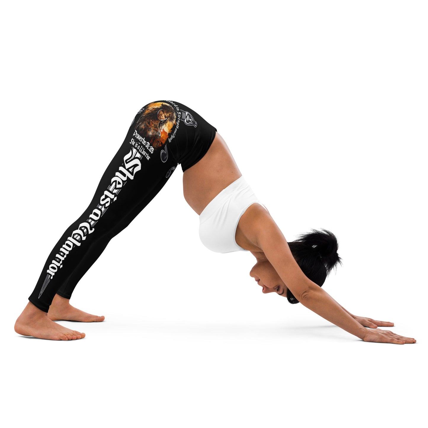 She is a Warrior Yoga Leggings