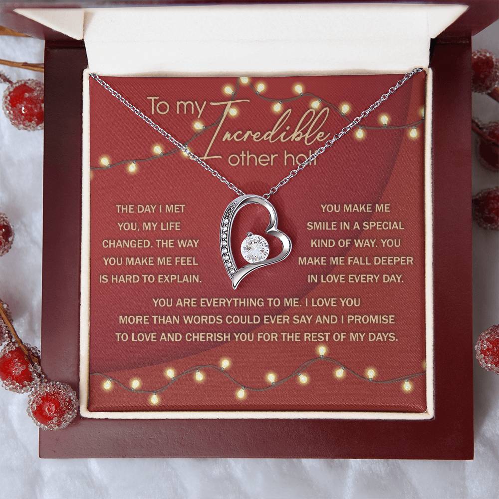 To My Incredible Soulmate - Hard To Explain - Forever Love Necklace Gift