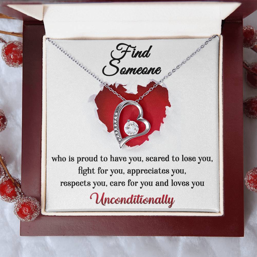 Find Someone - Forever Love Necklace Gift