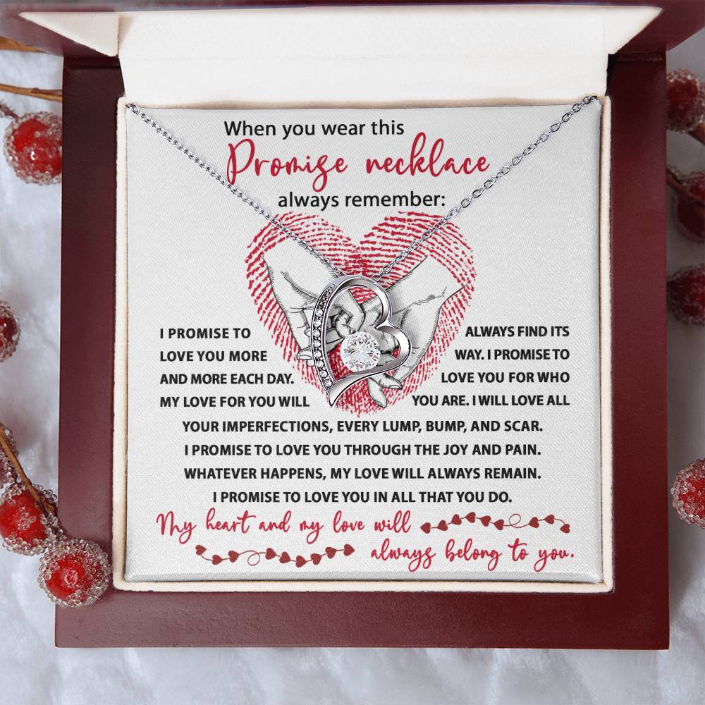 Promise Necklace Soulmate - I Promise - Forever Love Necklace Gift