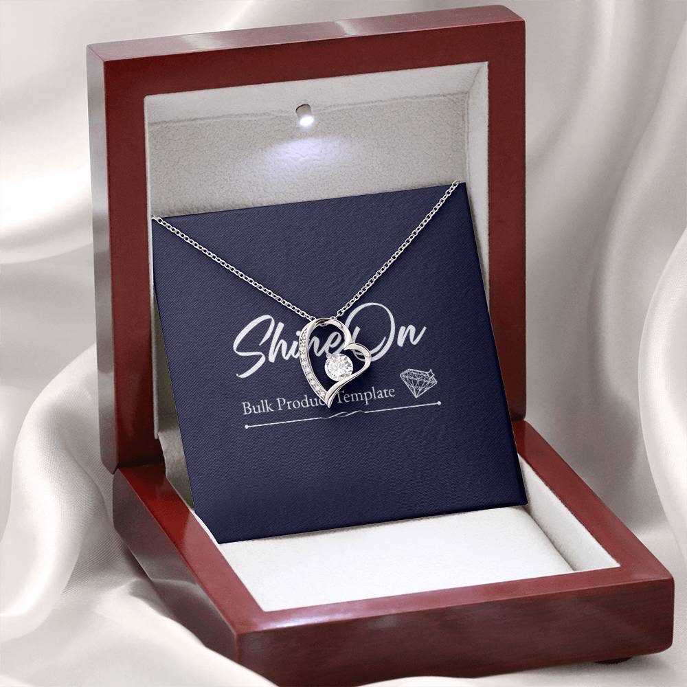 Forever Love Necklace Template