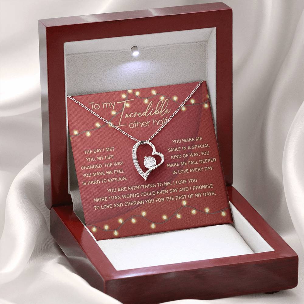 To My Incredible Soulmate - Hard To Explain - Forever Love Necklace Gift