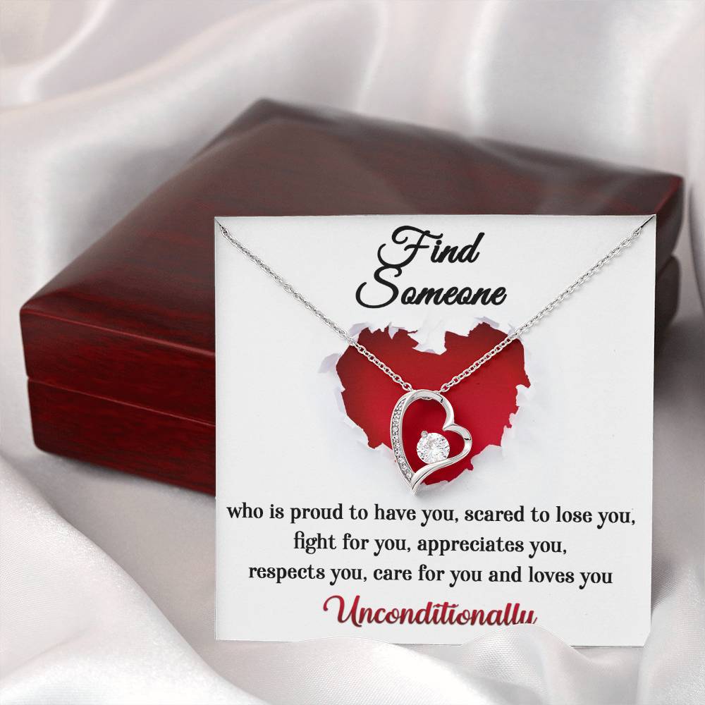 Find Someone - Forever Love Necklace Gift