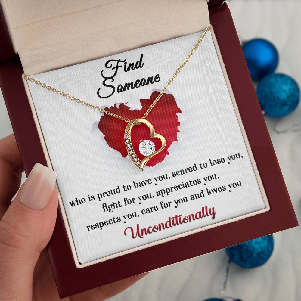 Find Someone - Forever Love Necklace Gift