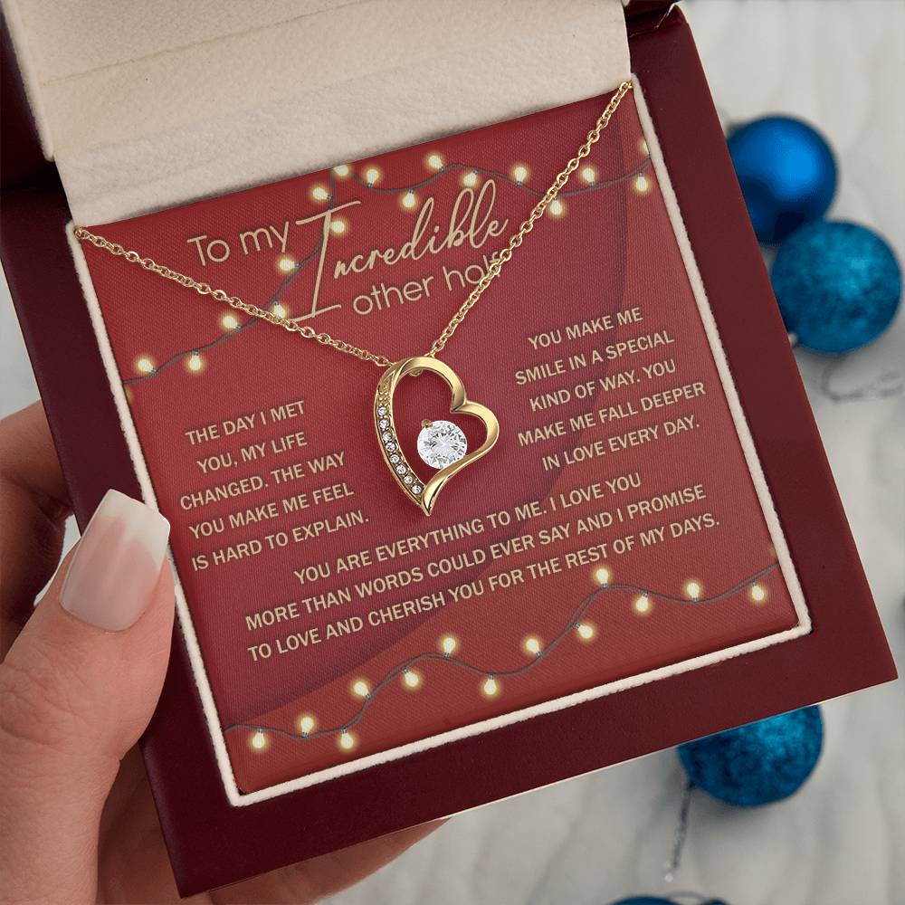 To My Incredible Soulmate - Hard To Explain - Forever Love Necklace Gift