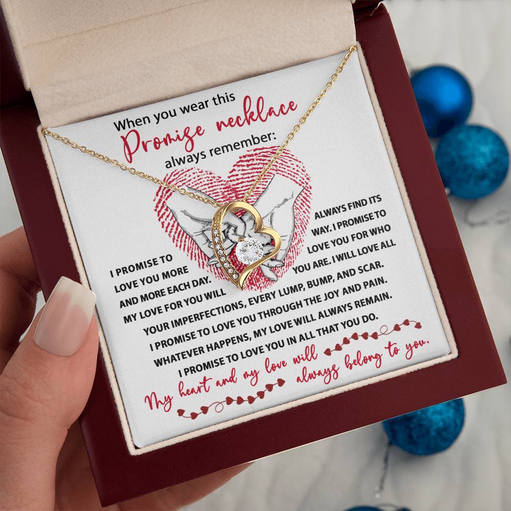 Promise Necklace Soulmate - I Promise - Forever Love Necklace Gift