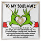 To My Soulmate | Perfect Knight | Love Knot Necklace Gift