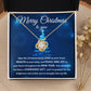 Merry Christmas - Your Heart - Love Knot Necklace Gift