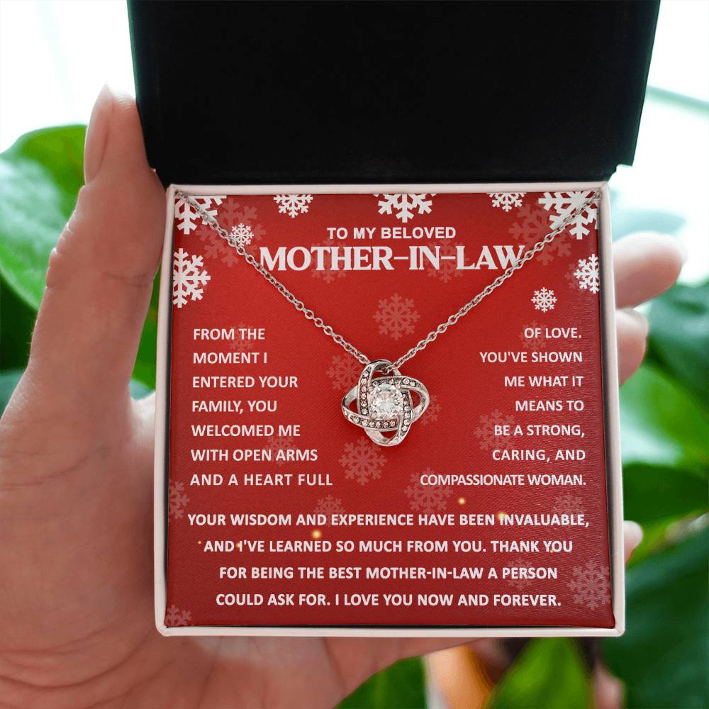 To My Mother-in-Law | Compassionate Woman | Love Knot Necklace Gift