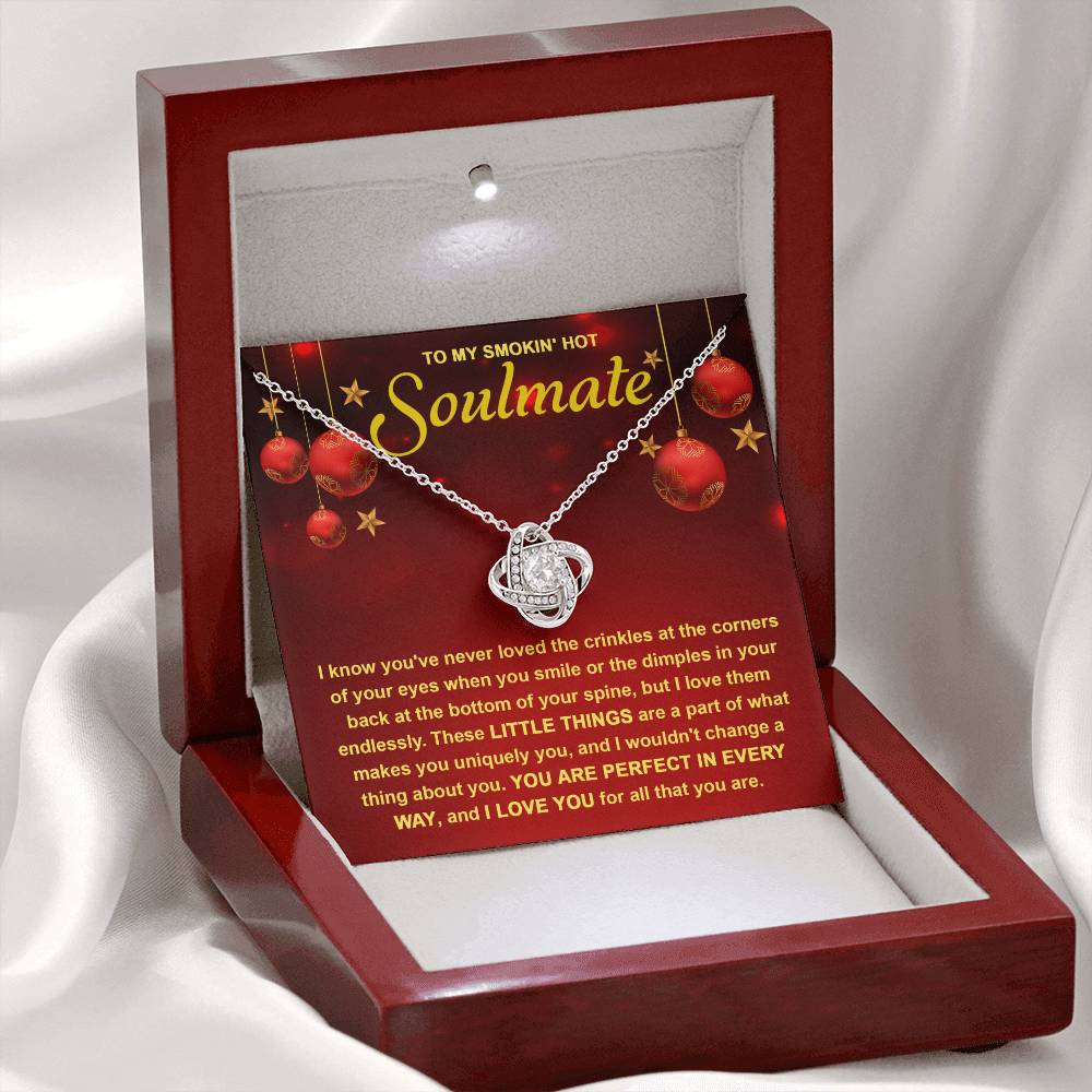 To My Soulmate - Little Things - Love Knot Necklace Gift