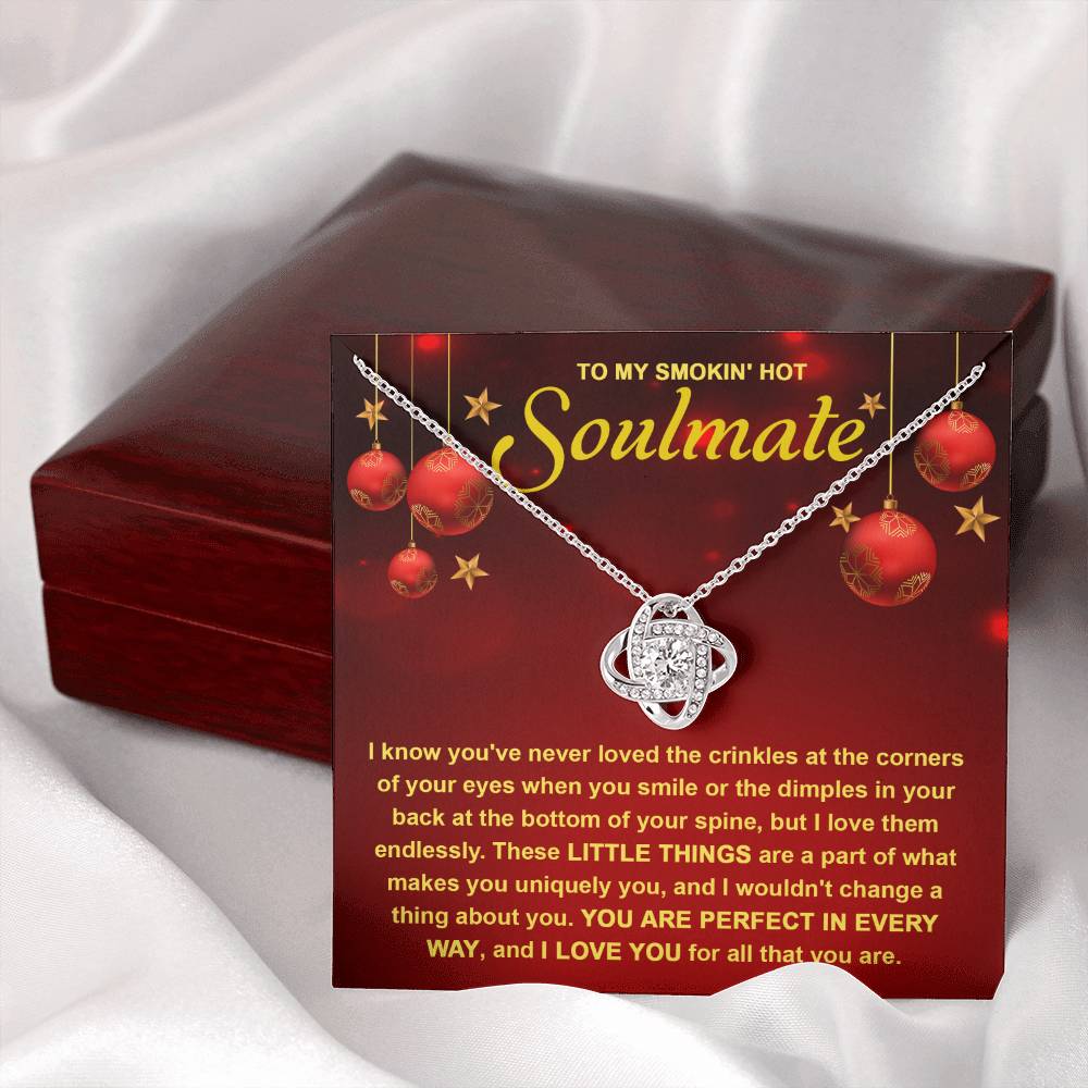 To My Soulmate - Little Things - Love Knot Necklace Gift