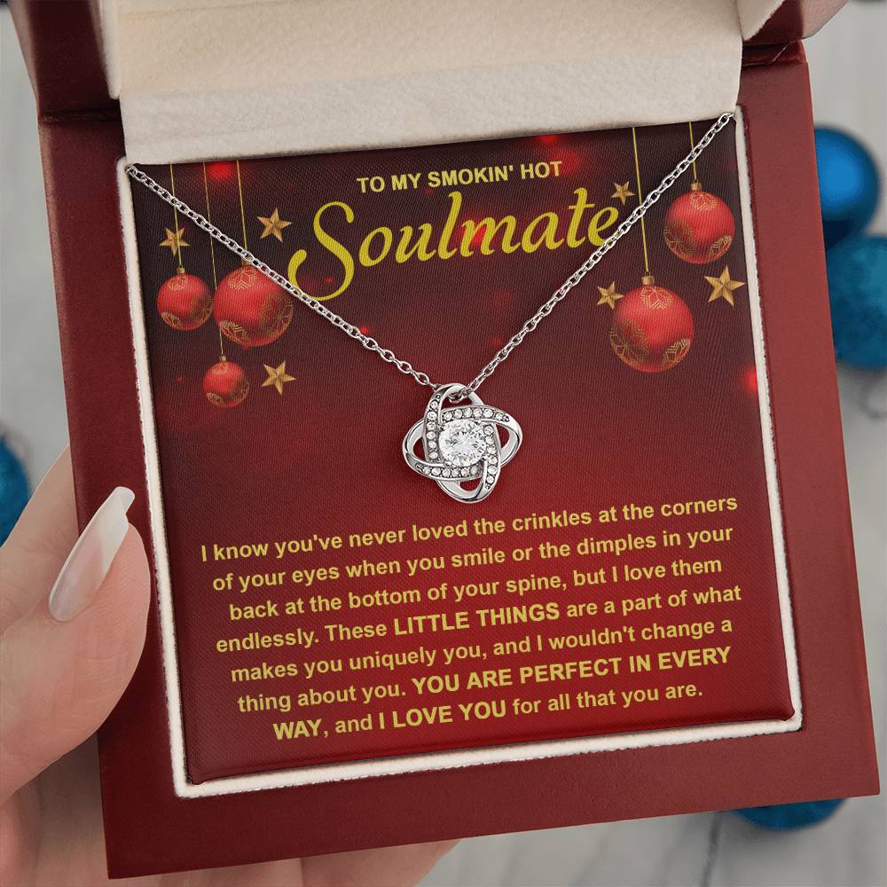 To My Soulmate - Little Things - Love Knot Necklace Gift