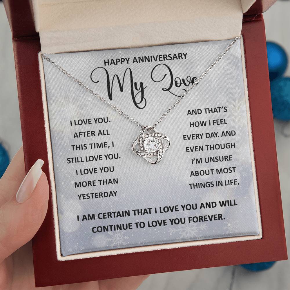 My Love - Still Love You - Love Knot Necklace Gift