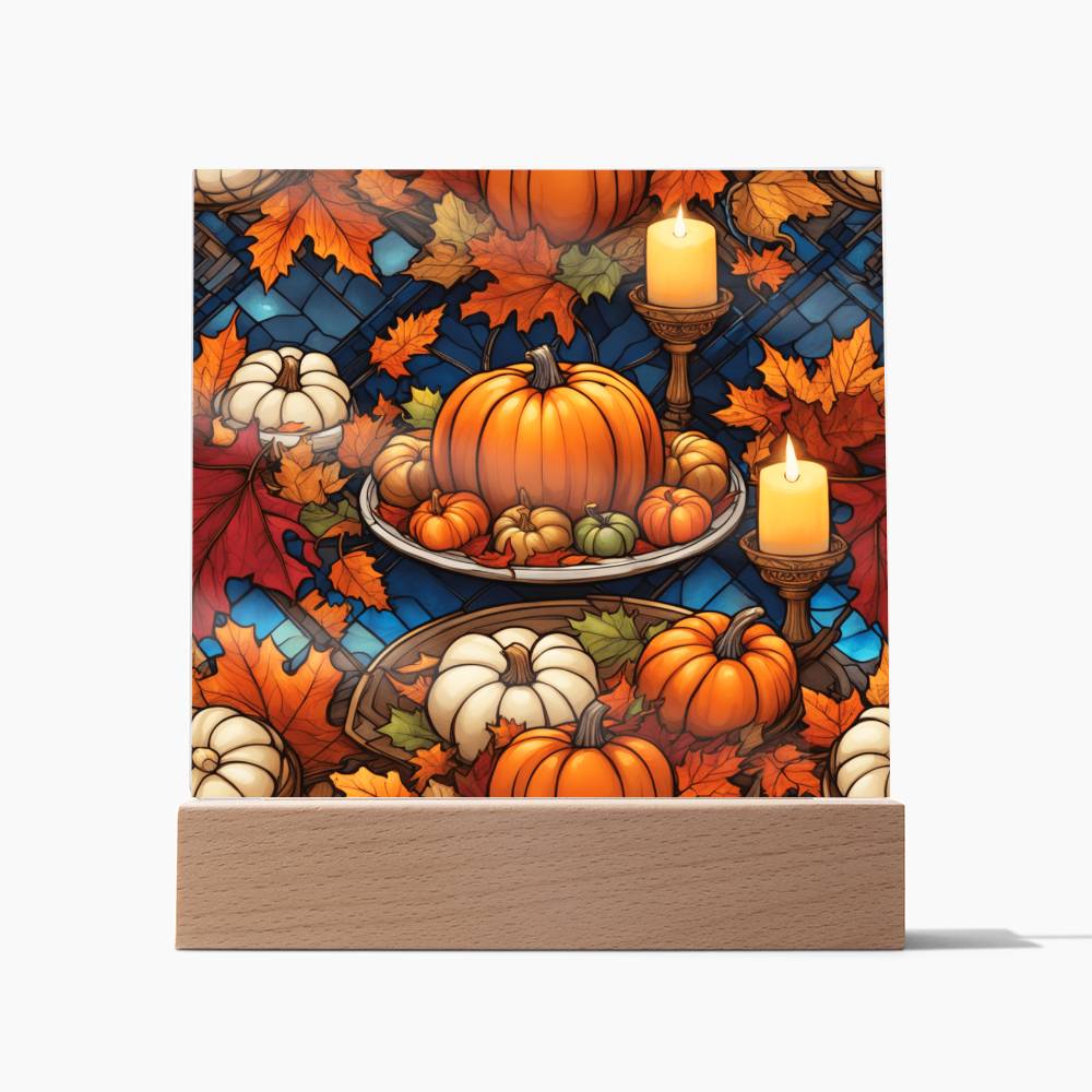 Warm Thanksgiving-Night Light  Square Acrylic