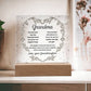 Grandma Cherished Forever | Night Light Square Acrylic Plaque