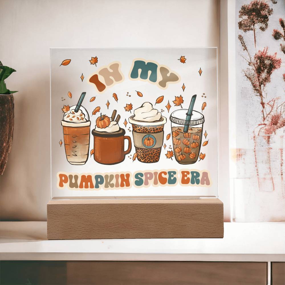 Pumpkin Spice Era  | Night Light Square Acrylic