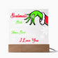 Christmas - Soulmate - Night Light Square Acrylic Plaque