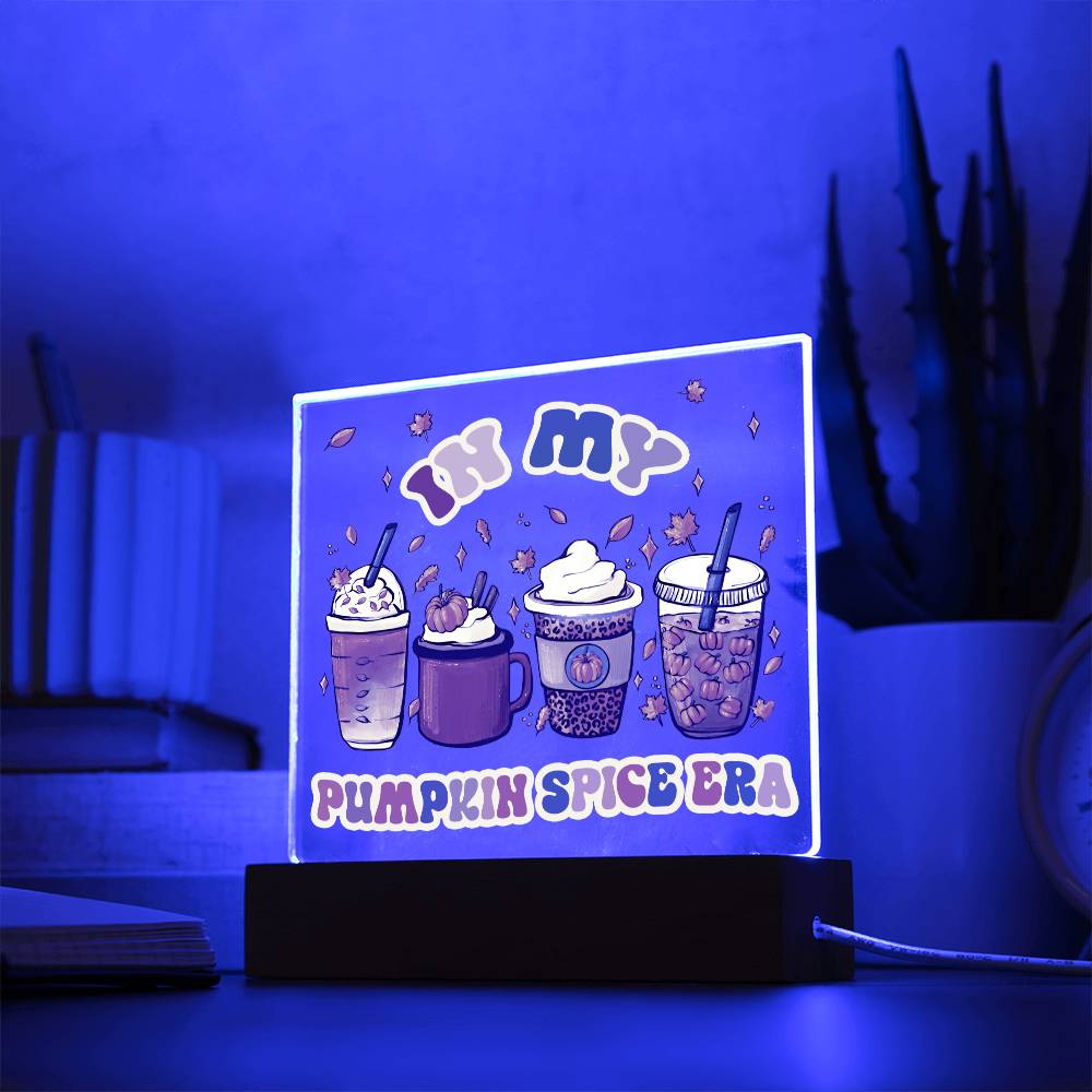 Pumpkin Spice Era  | Night Light Square Acrylic