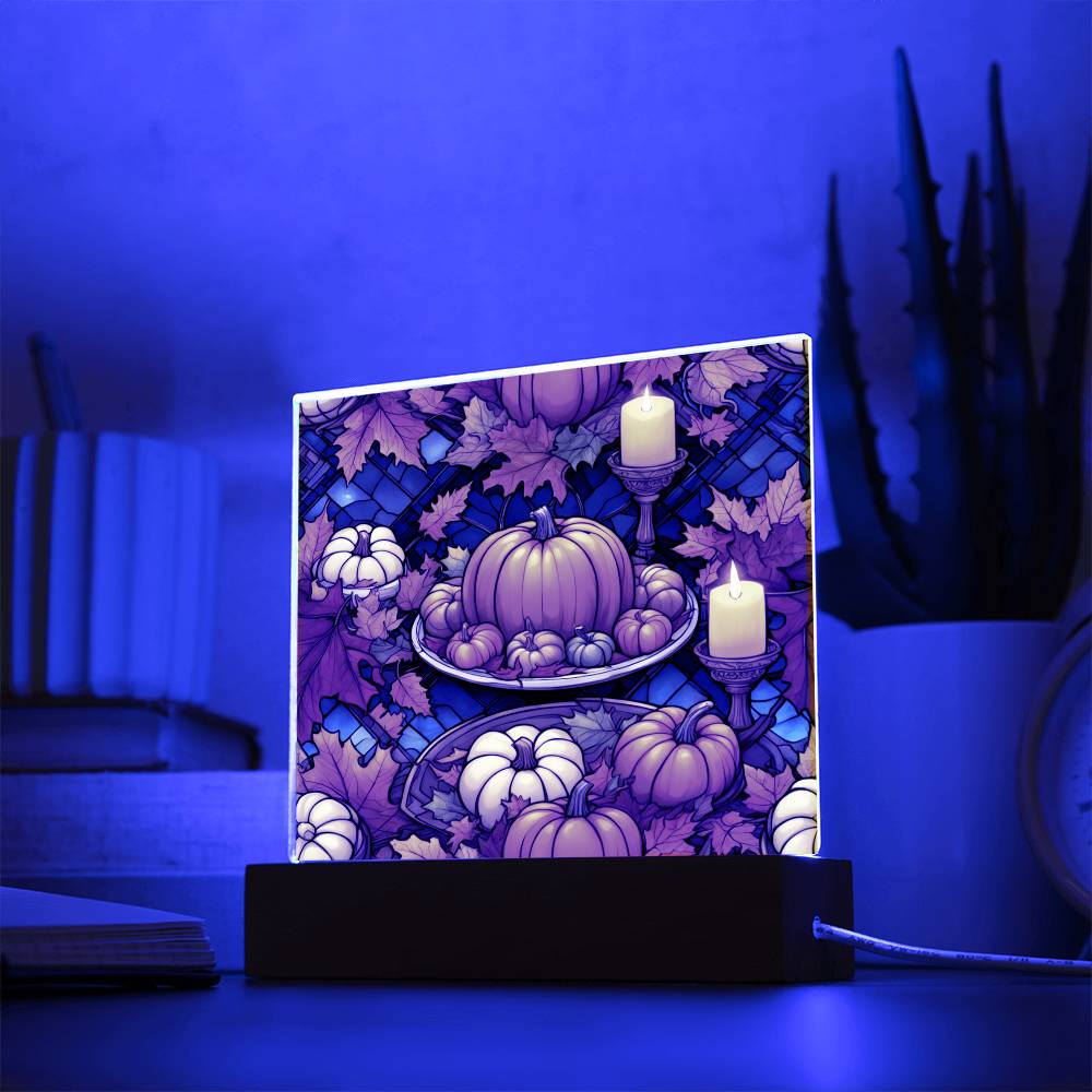 Warm Thanksgiving-Night Light  Square Acrylic