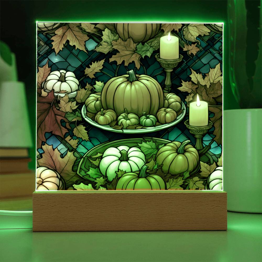 Warm Thanksgiving-Night Light  Square Acrylic