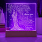 To My  Soulmate - I Choose You - Night Light  Acrylic Square Plaque Gift