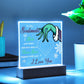 Christmas - Soulmate - Night Light Square Acrylic Plaque