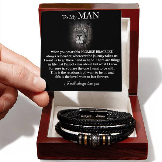 To my Man | Hand in Hand | Promise Bracelet