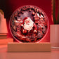 Ho Ho Ho Merry Christmas | Santa is in Town | Acrylic Night Light