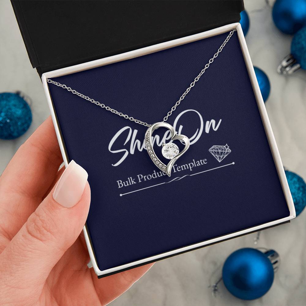 Forever Love Necklace Template