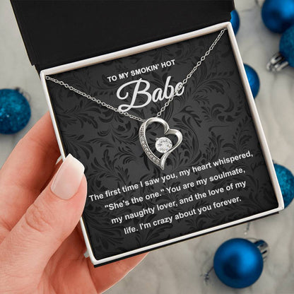 Hey Babe - Naughty Lover - Forever Love Necklace Gift