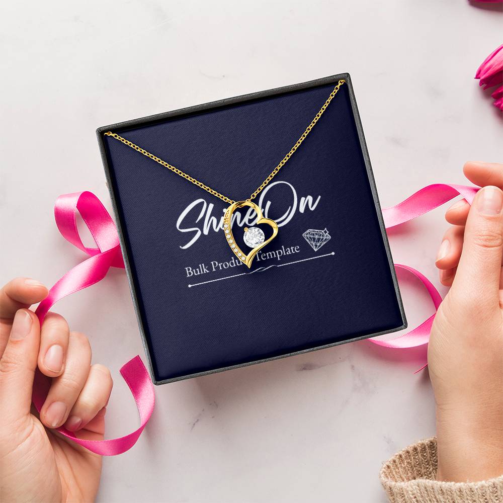 Forever Love Necklace Template