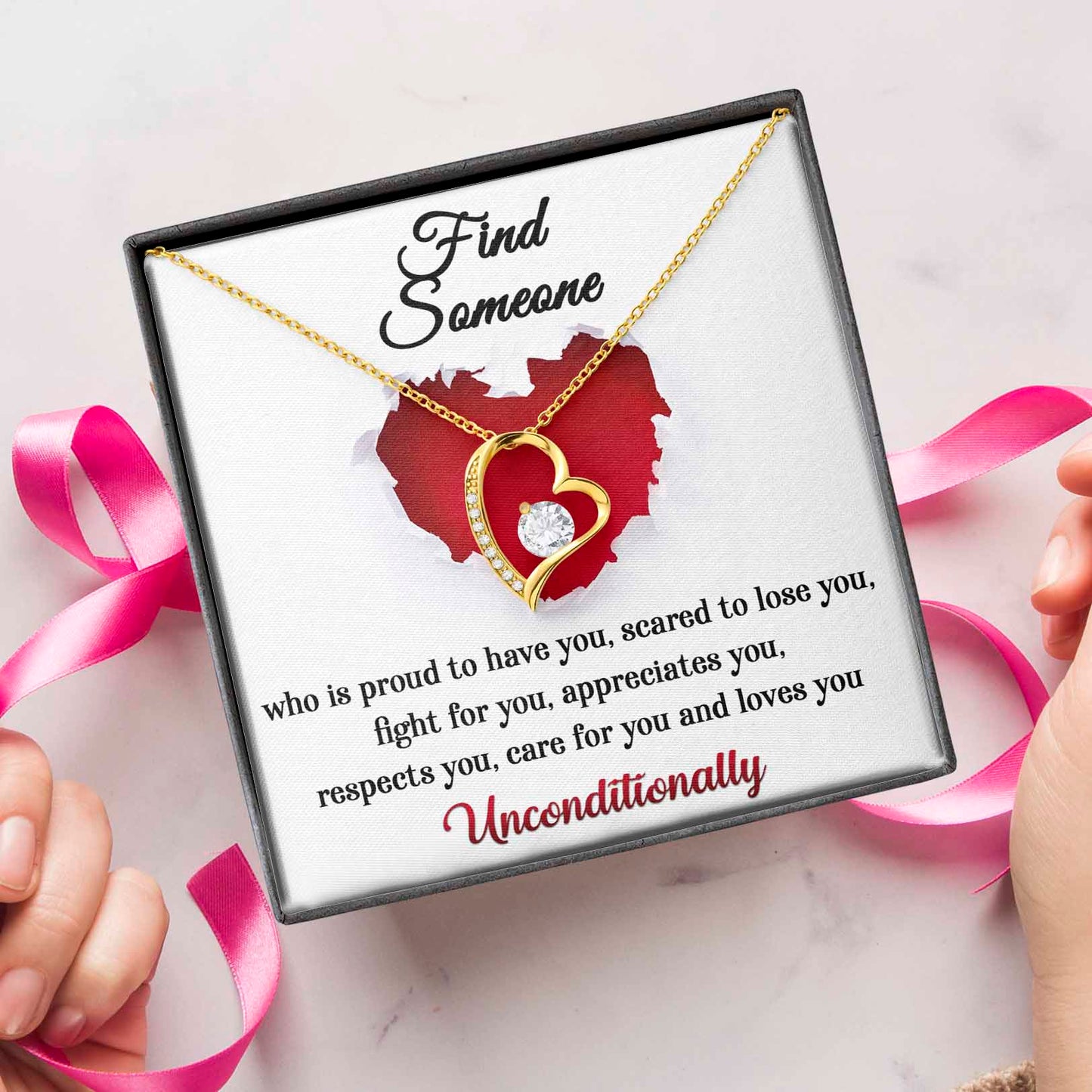 Find Someone - Forever Love Necklace Gift