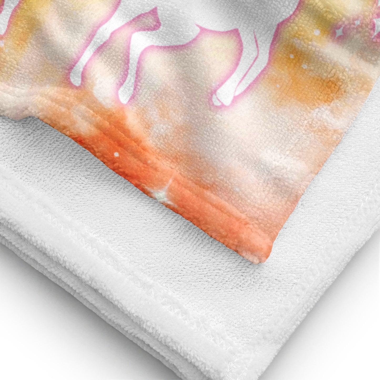 Personalised Horses Beach Towel