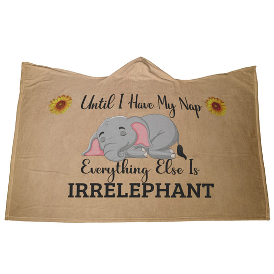 Elephant Nap | Irrelephant | Hooded Blanket | TL