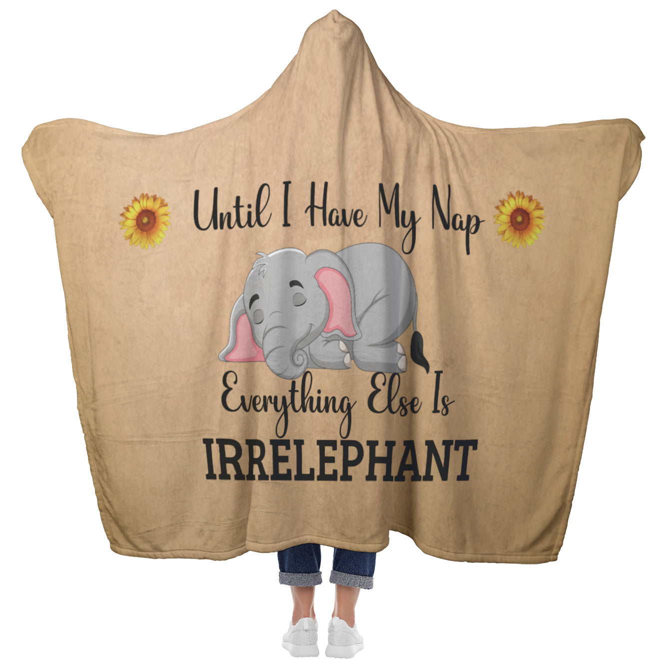 Elephant Nap | Irrelephant | Hooded Blanket | TL
