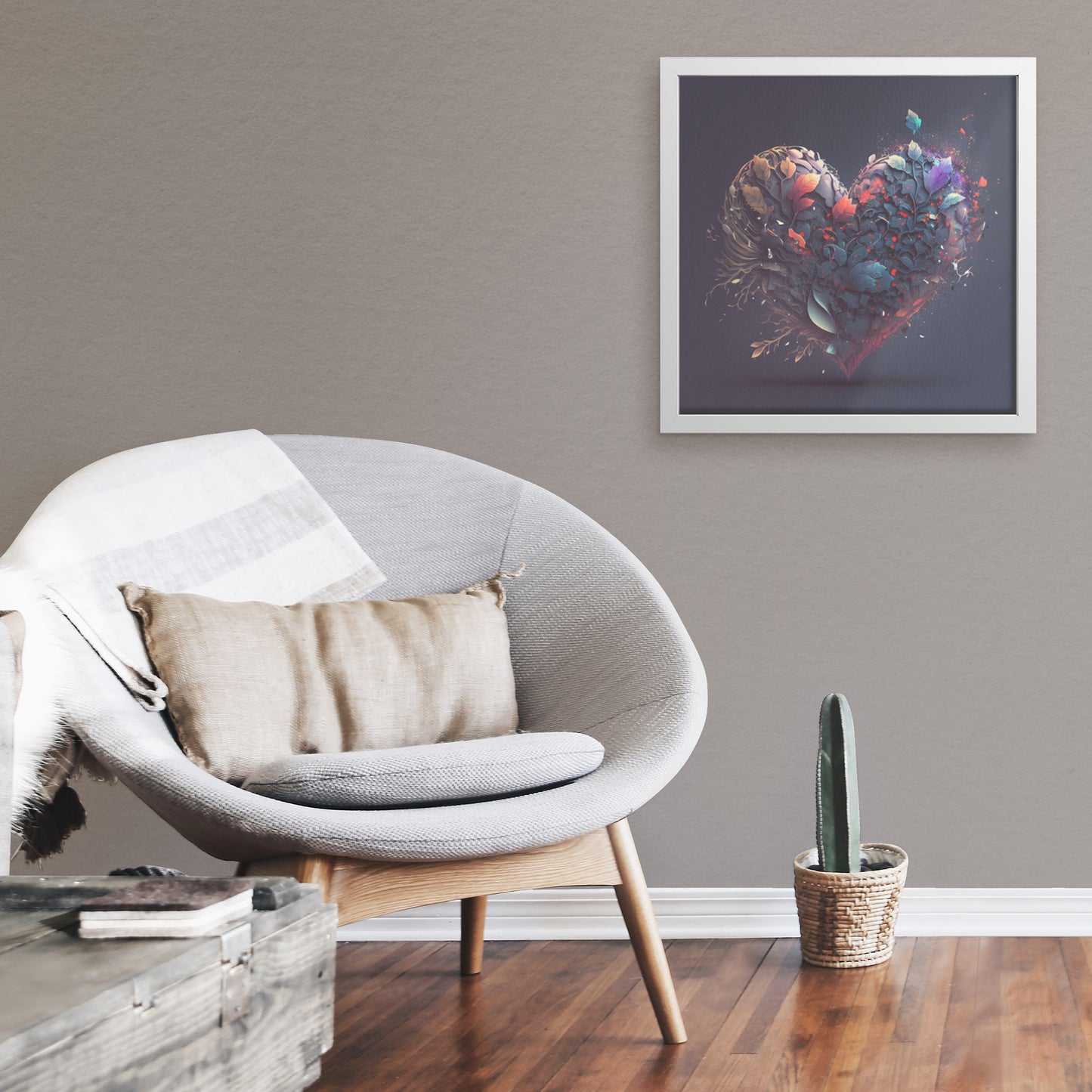 Heart | Square Framed Art Print