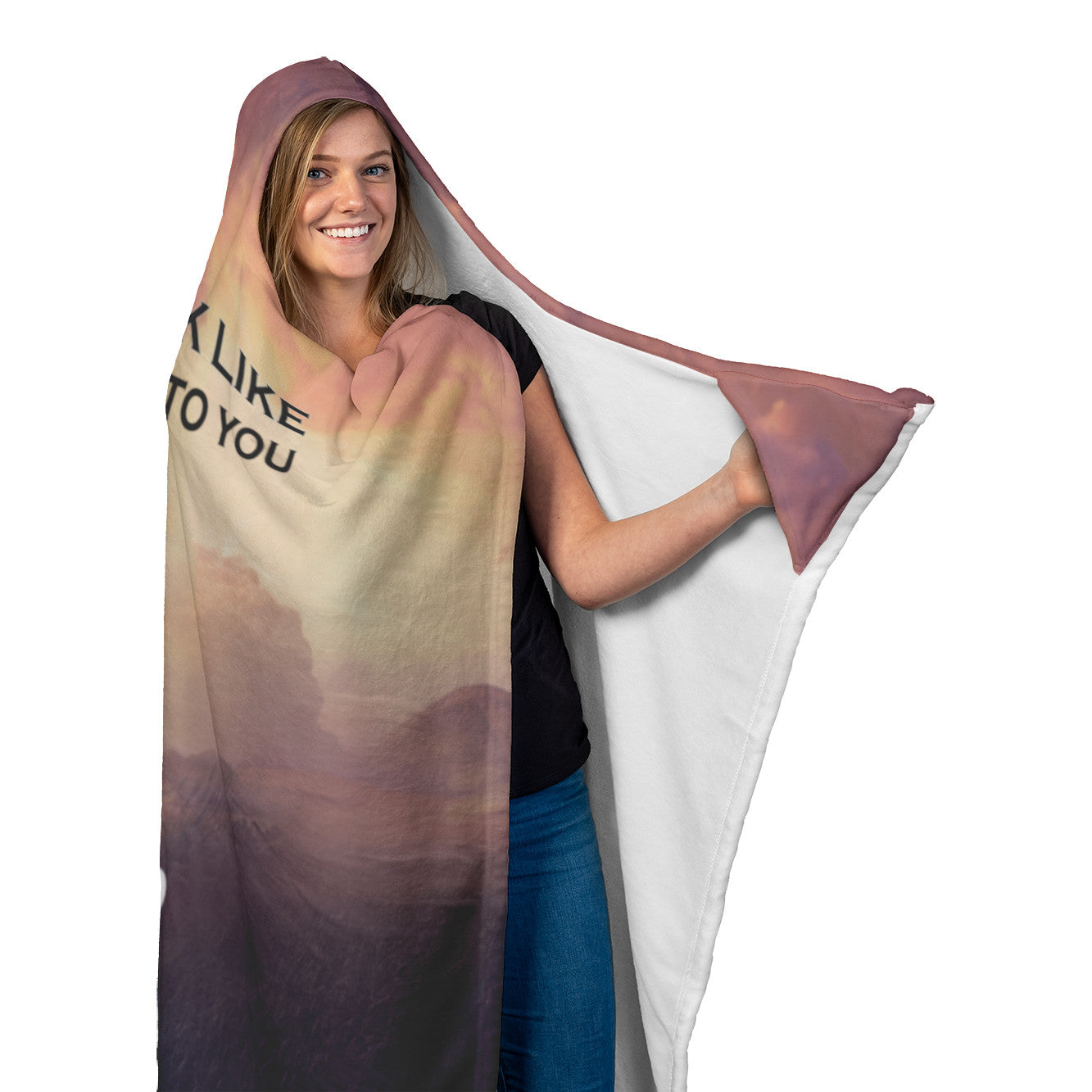 Thinking About Elephants |  | Hooded Blanket | TL2