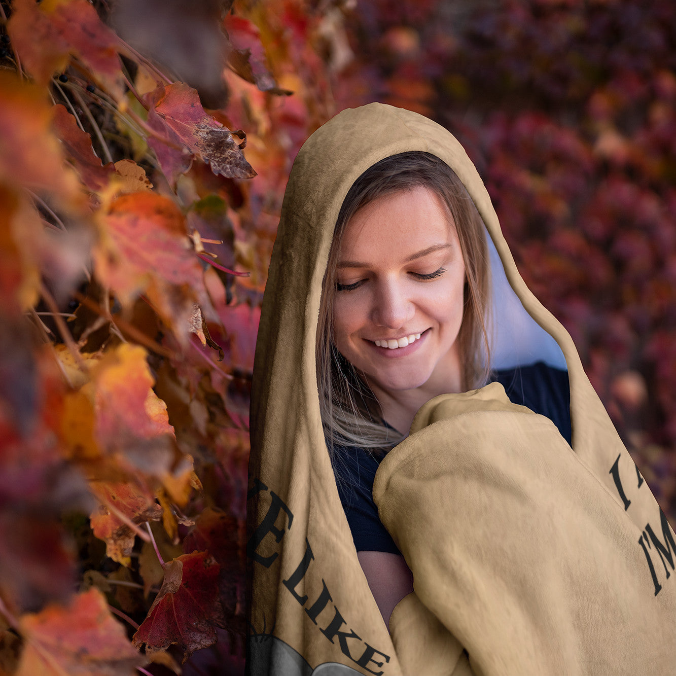 Thinking About Elephants |  | Hooded Blanket | TL