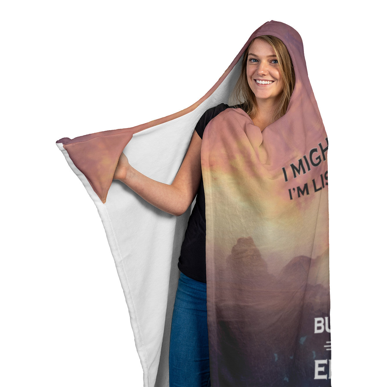 Thinking About Elephants |  | Hooded Blanket | TL2