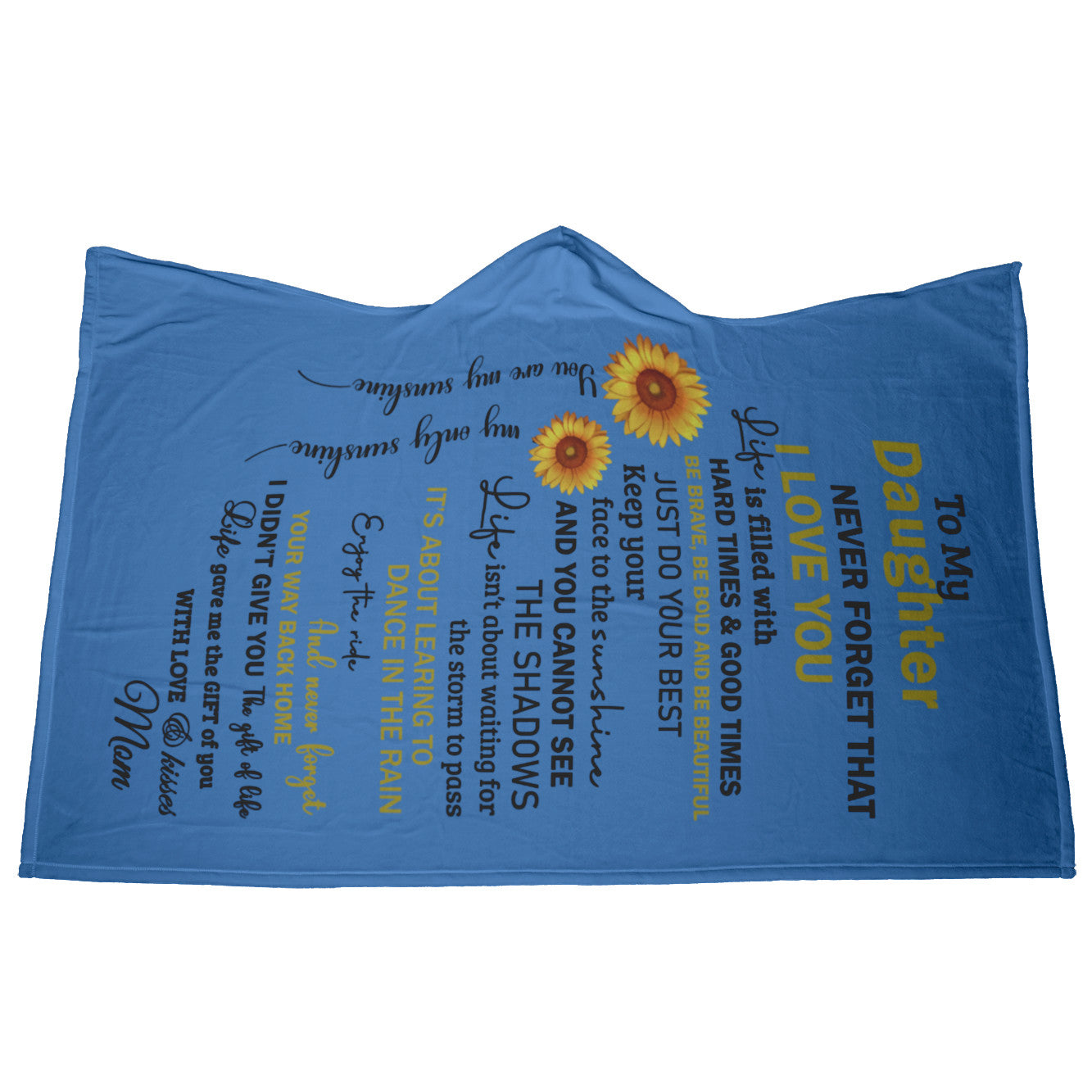 To My Daughter | Hooded Blanket