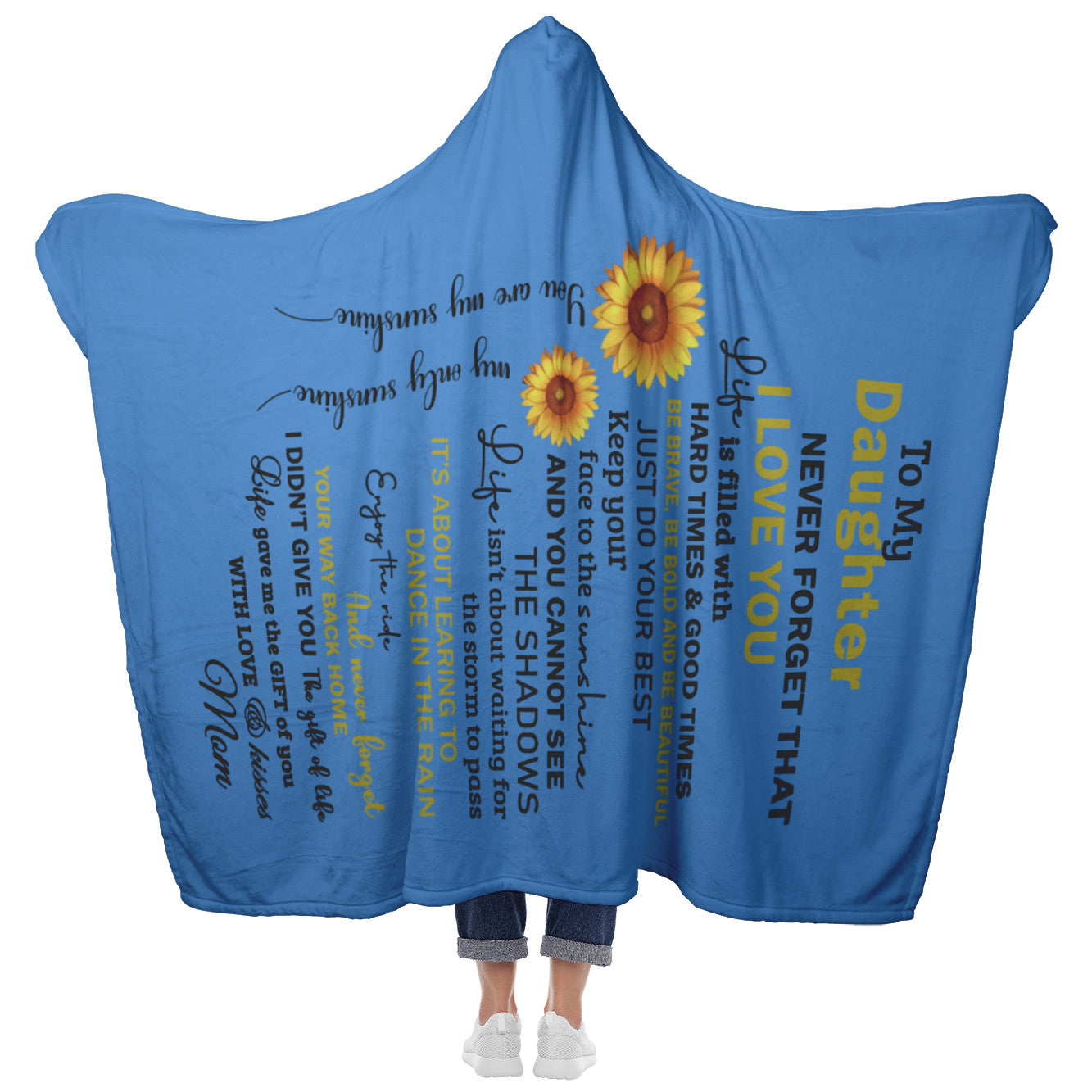 To My Daughter | Hooded Blanket