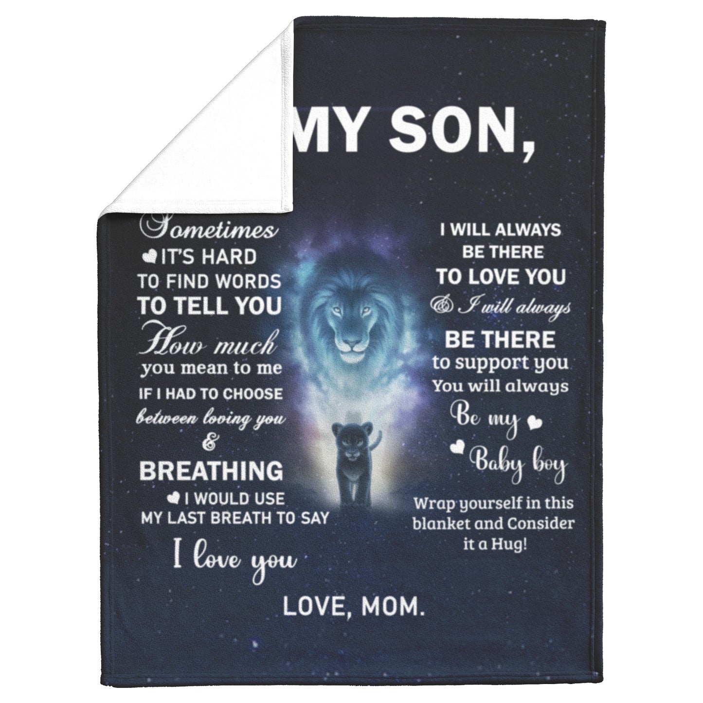 To My Son | Fleece Blanket