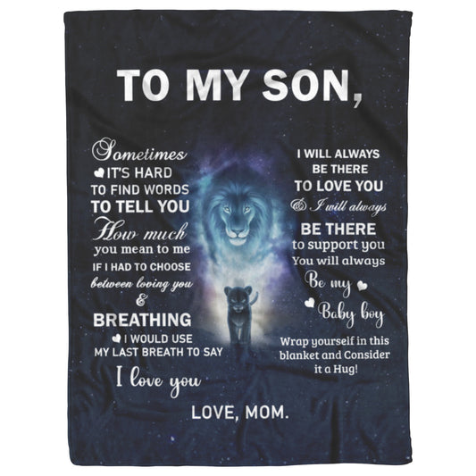To My Son | Fleece Blanket