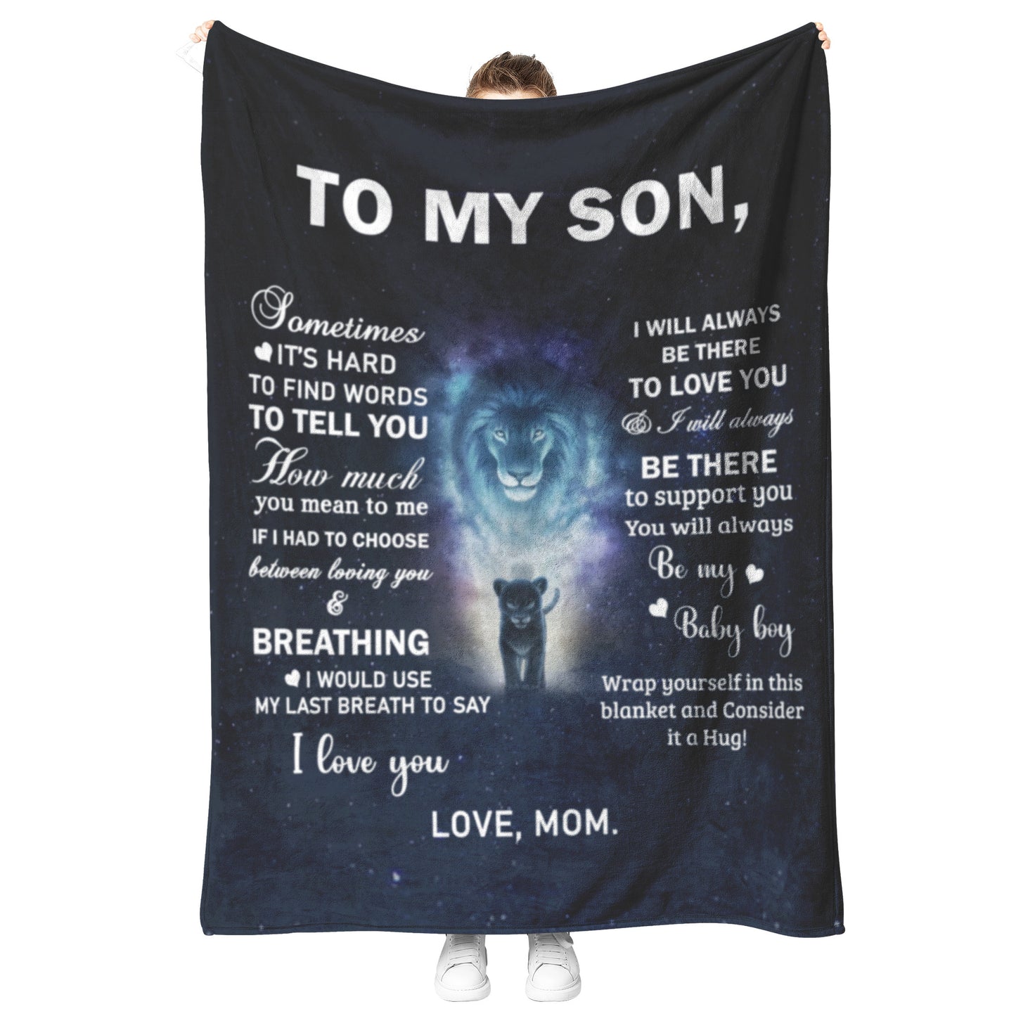 To My Son | Fleece Blanket