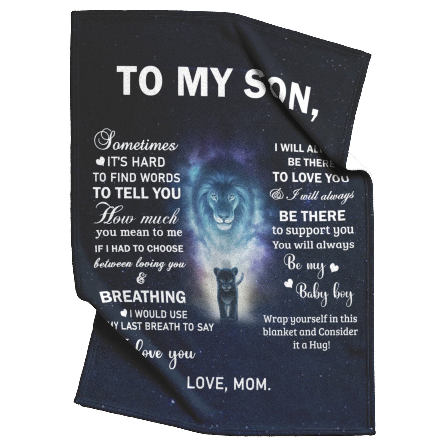To My Son | Fleece Blanket