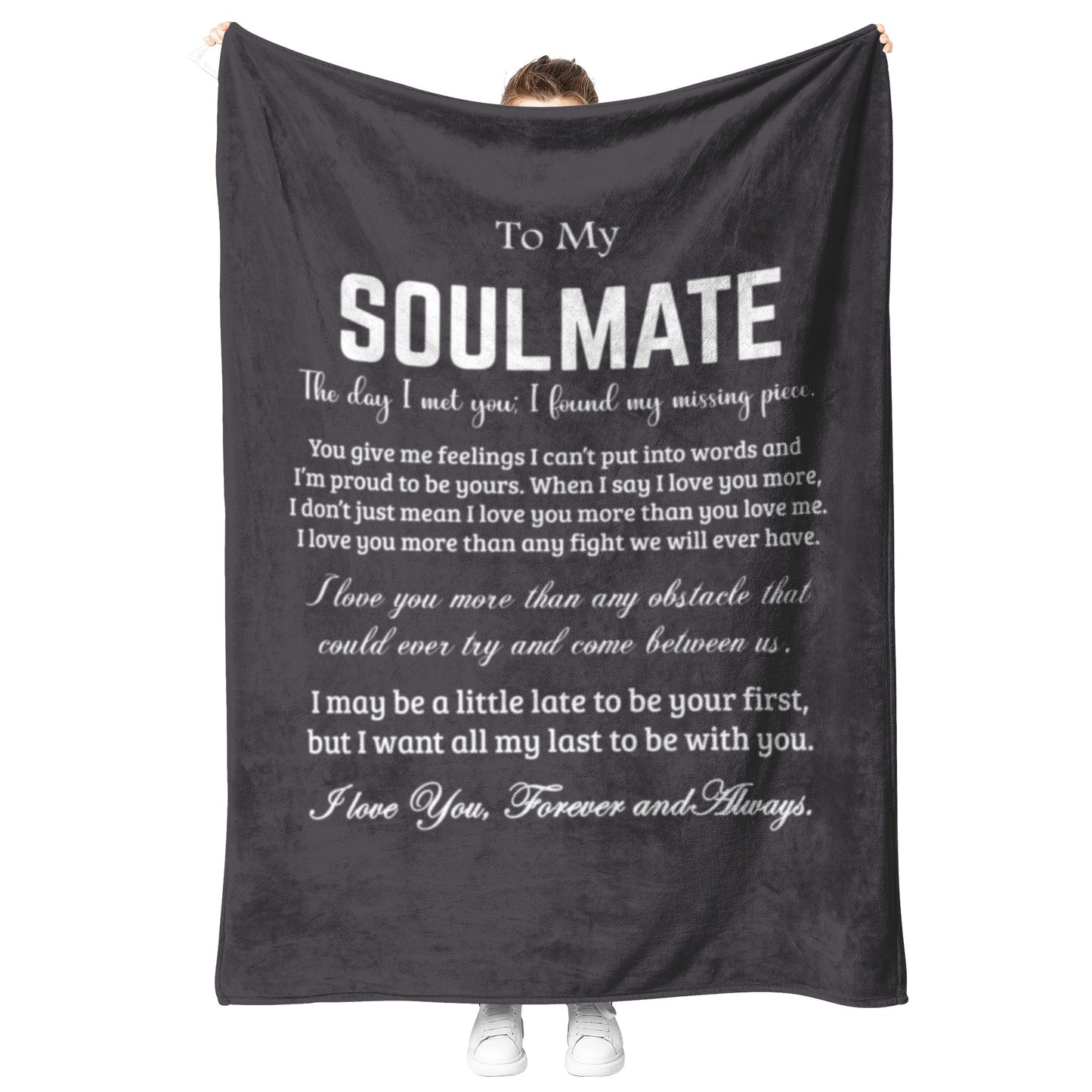 To My Soulmate | Fleece Blanket